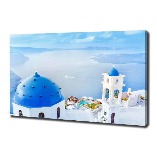 Moderný fotoobraz canvas na ráme Santorini Grécko