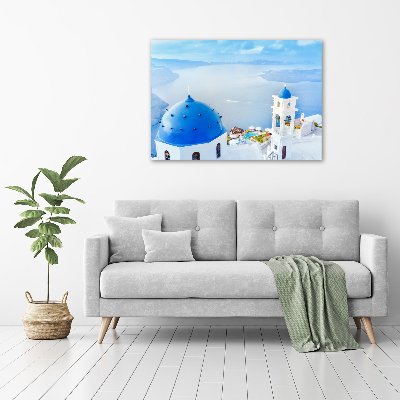 Moderný fotoobraz canvas na ráme Santorini Grécko