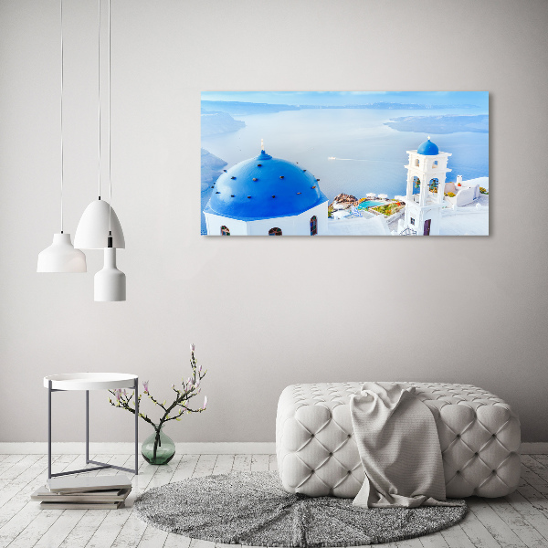 Moderný fotoobraz canvas na ráme Santorini Grécko