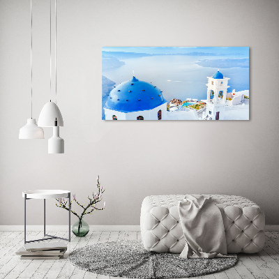 Moderný fotoobraz canvas na ráme Santorini Grécko