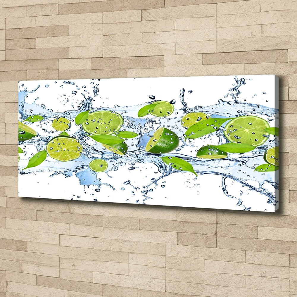 Foto obraz na plátne Limetky a voda