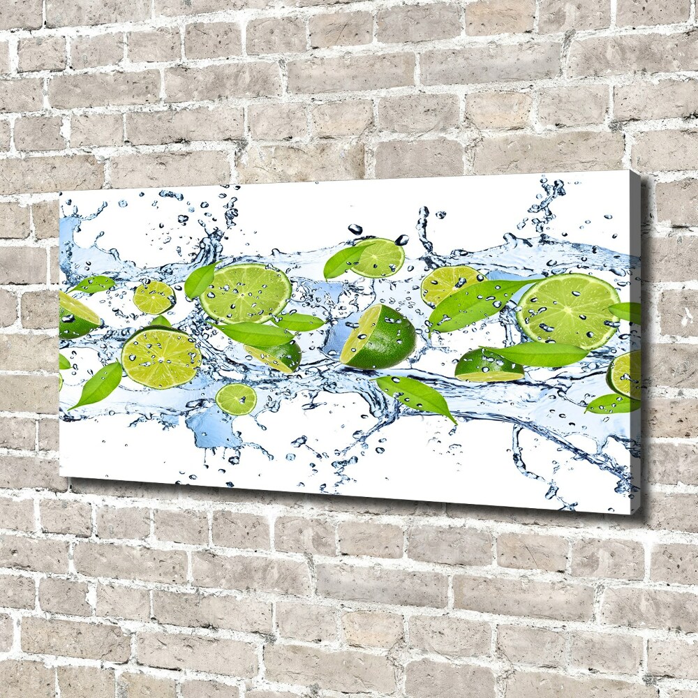 Foto obraz na plátne Limetky a voda