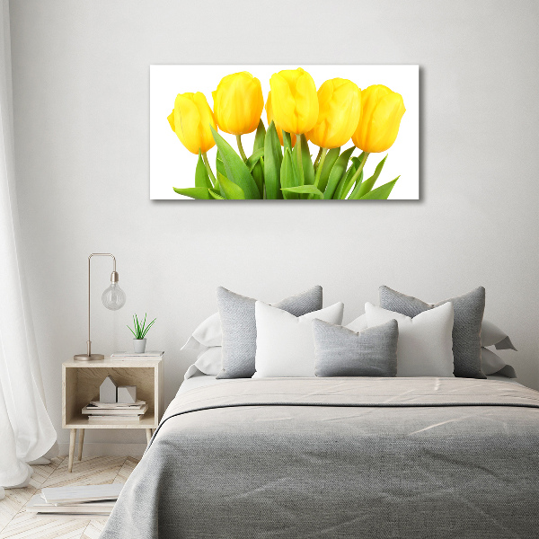 Foto obraz na plátne do obývačky Žlté tulipány