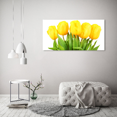 Foto obraz na plátne do obývačky Žlté tulipány