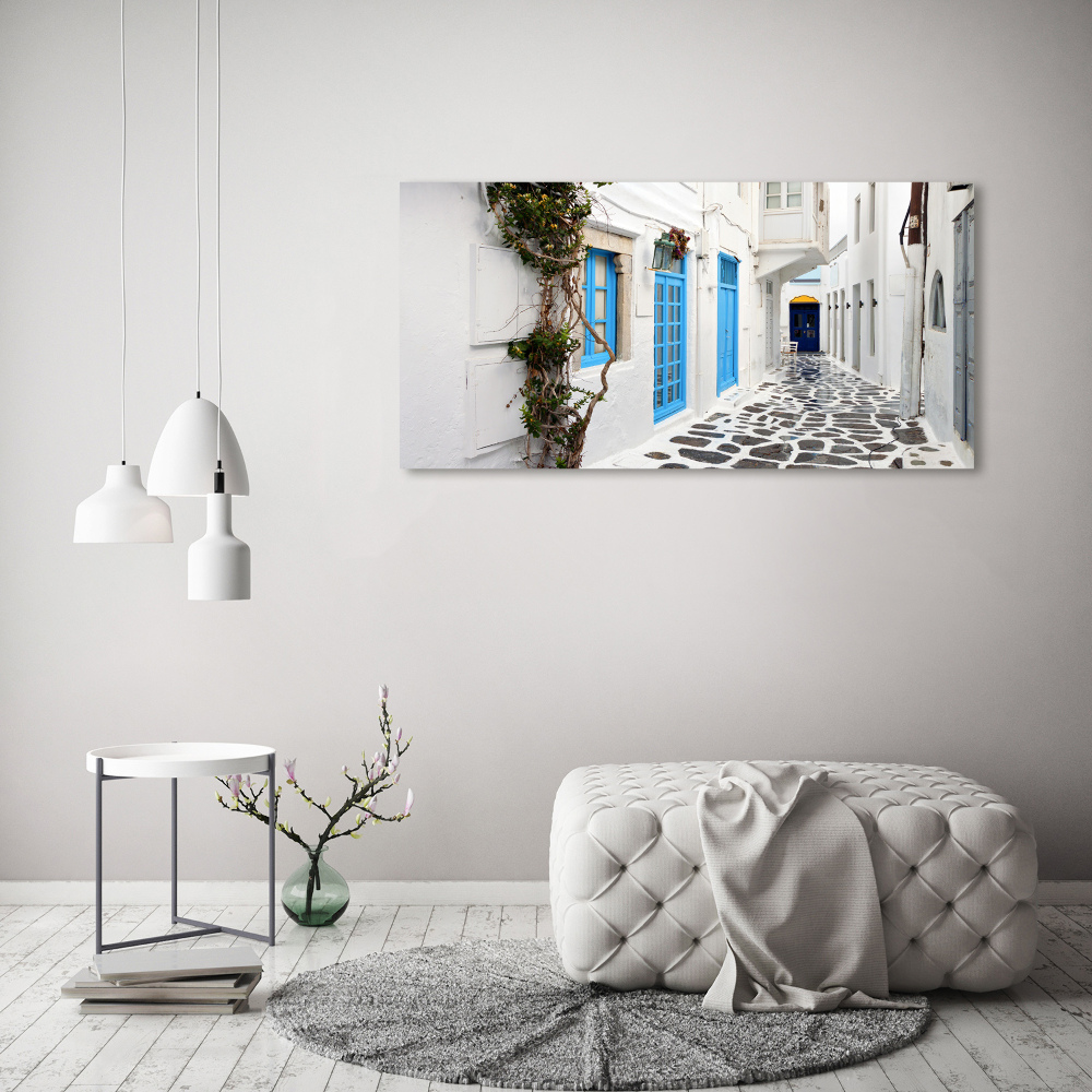 Foto obraz na plátne do obývačky Grécke uličky
