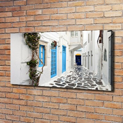 Foto obraz na plátne do obývačky Grécke uličky
