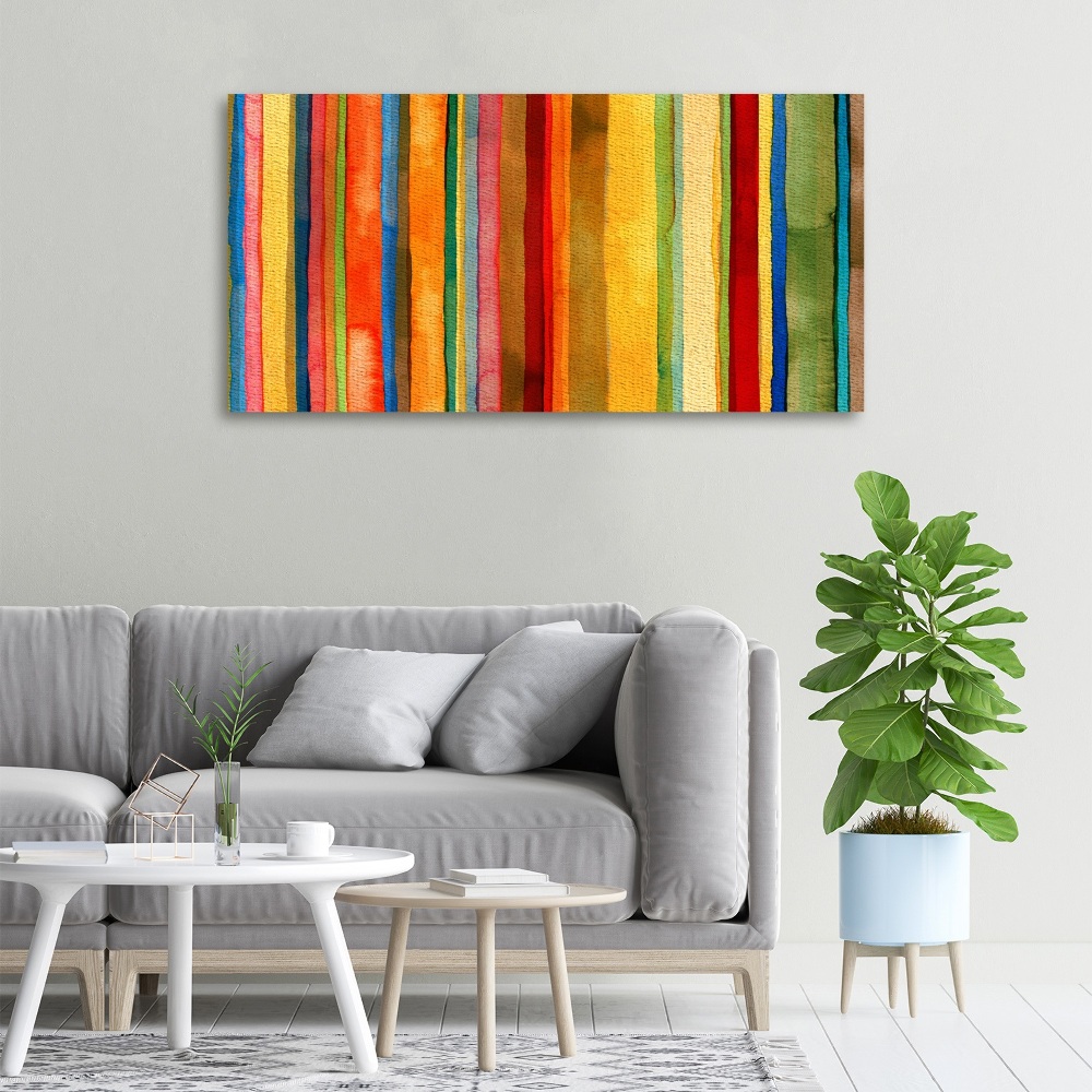 Foto-obraz canvas do obývačky Farebné pásky
