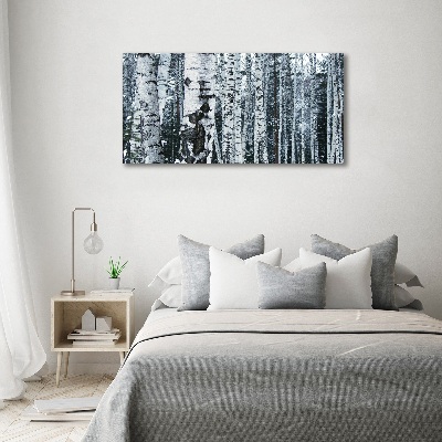 Foto obraz na plátne do obývačky Stromy beze
