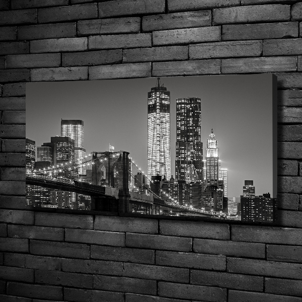 Foto-obraz canvas do obývačky Manhattan noc