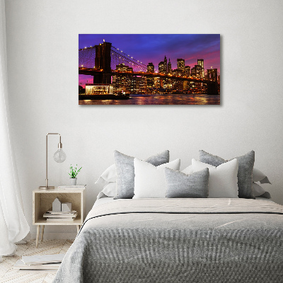 Foto obraz canvas Manhattan západ