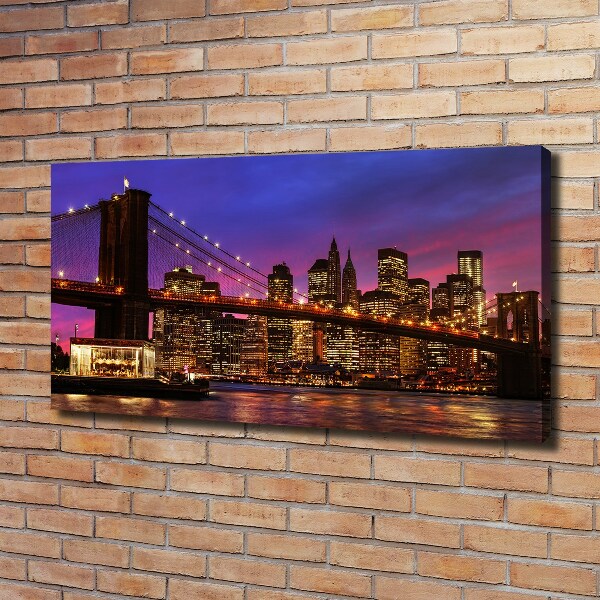 Foto obraz canvas Manhattan západ