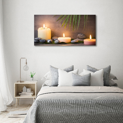 Moderný fotoobraz canvas na ráme Plající sviece