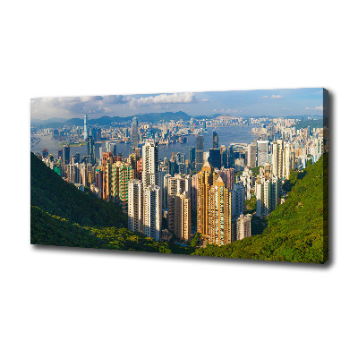 Foto obraz na plátne do obývačky Honkong panoráma