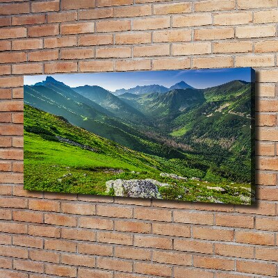 Foto obraz na plátne Úsvit v horách