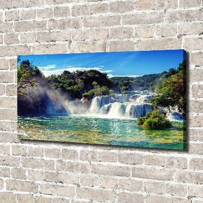 Foto obraz na plátne do obývačky Vodopády Krka