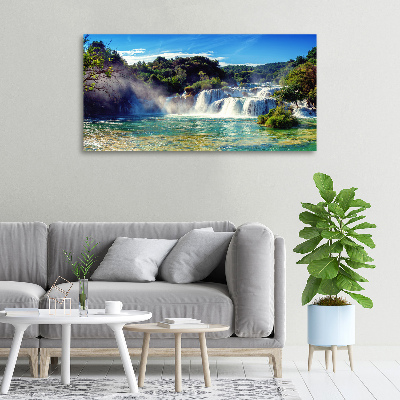 Foto obraz na plátne do obývačky Vodopády Krka
