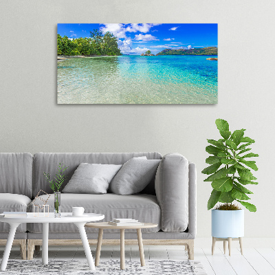 Foto obraz na plátne Pláž Seychely