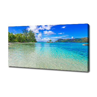 Foto obraz na plátne Pláž Seychely