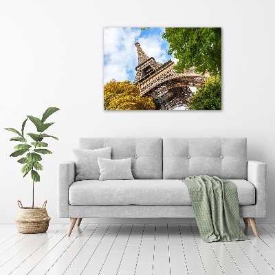 Moderný fotoobraz canvas na ráme Eiffelova veža Paríž