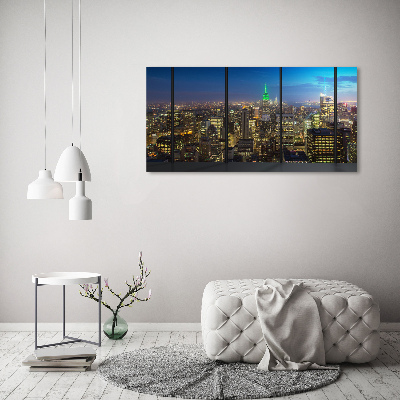 Moderný fotoobraz canvas na ráme New York noc