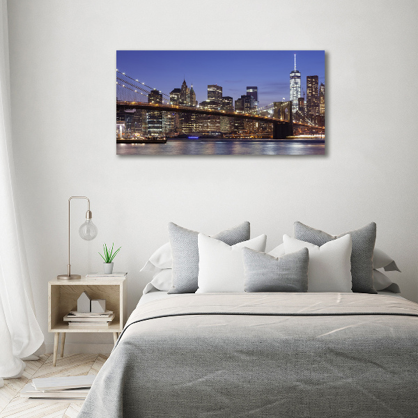 Foto obraz canvas Manhattan noc