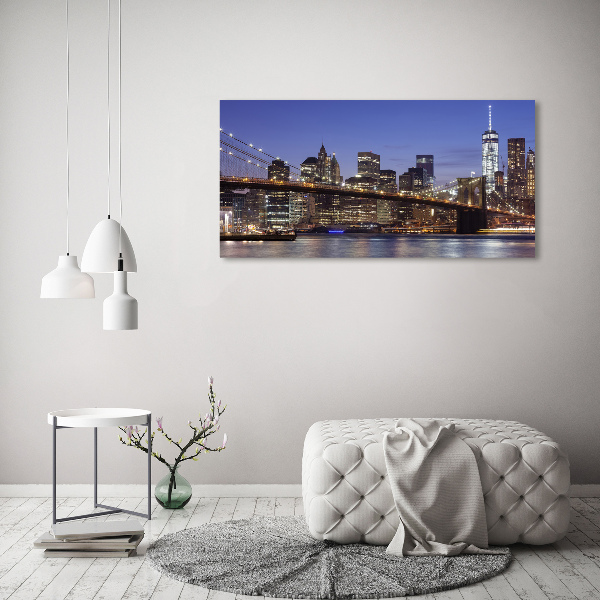 Foto obraz canvas Manhattan noc