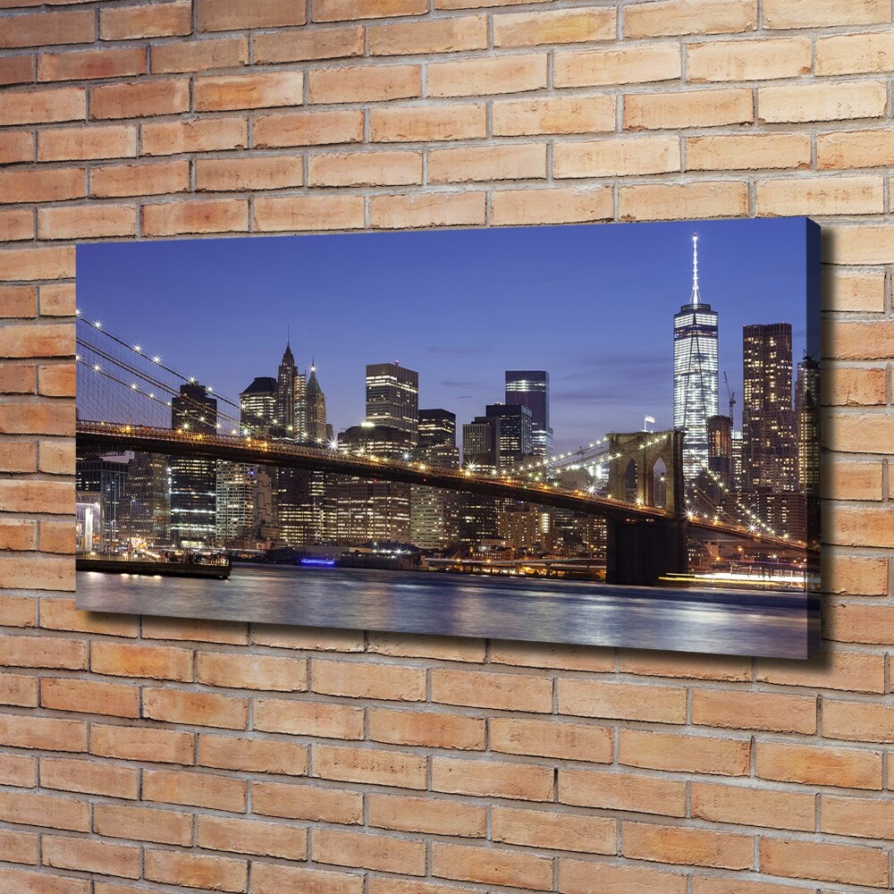 Foto obraz canvas Manhattan noc