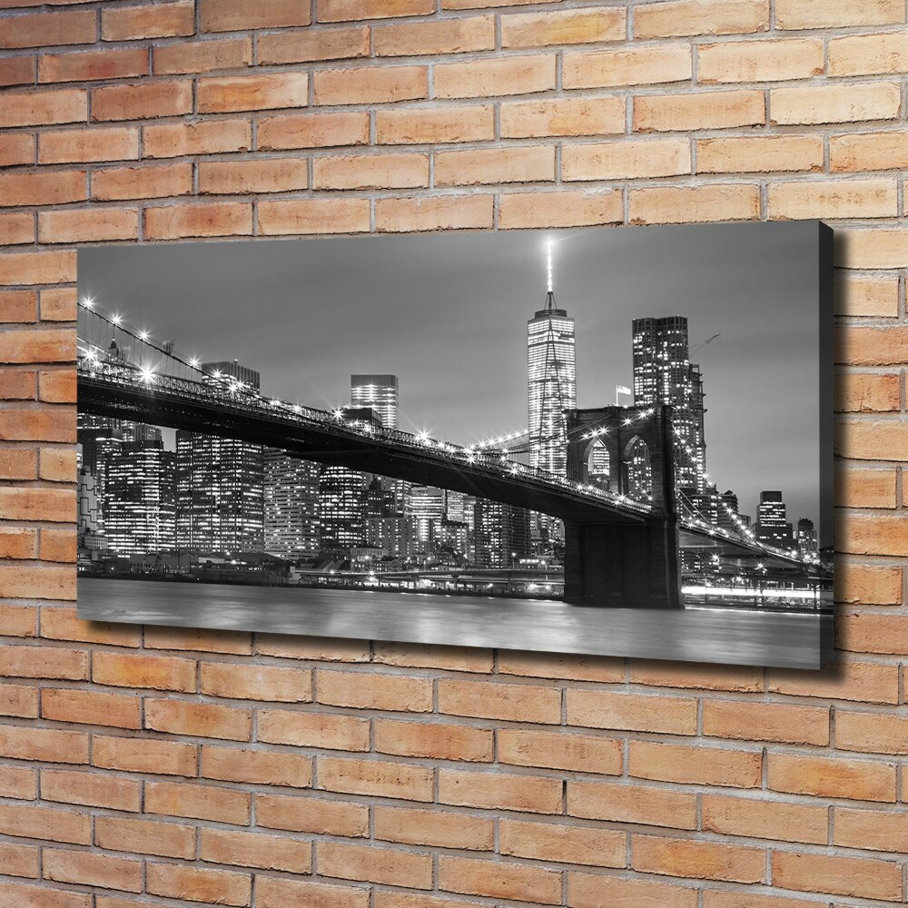 Foto obraz na plátne do obývačky New York noc