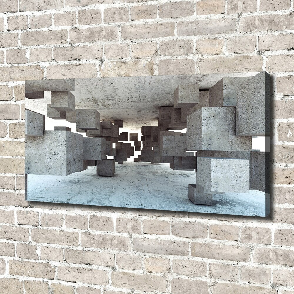 Foto obraz tlačený na plátne Kvádre v betóne