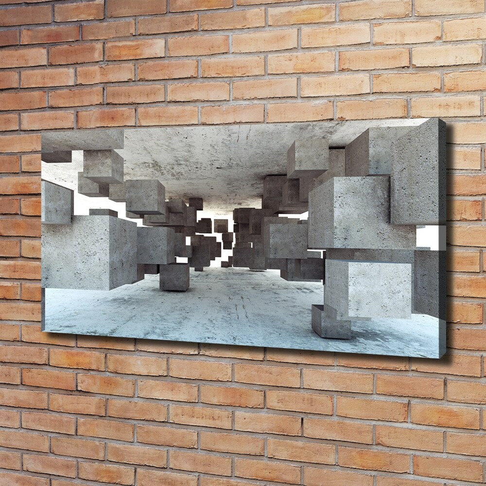 Foto obraz tlačený na plátne Kvádre v betóne