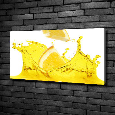 Foto obraz na plátne do obývačky Plátky citróna