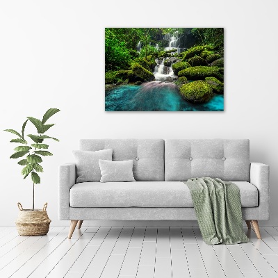 Foto obraz na plátne Vodopád v džungli