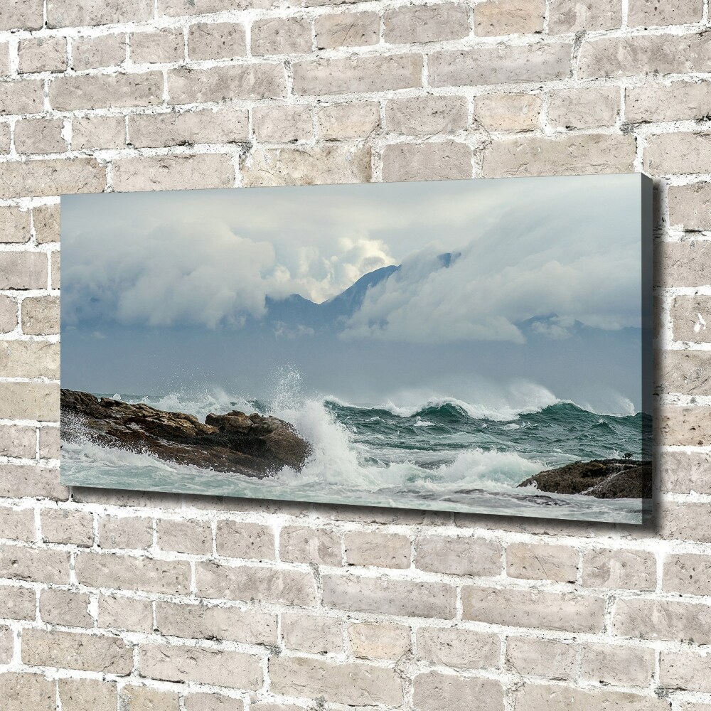 Foto obraz na plátne Rozbúrené more