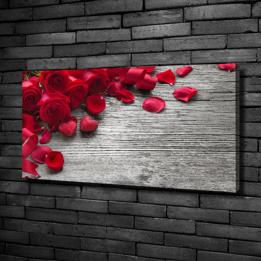 Moderný obraz canvas na ráme Červené ruže