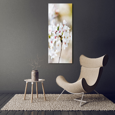 Vertikálny foto obraz canvas Kvety višne
