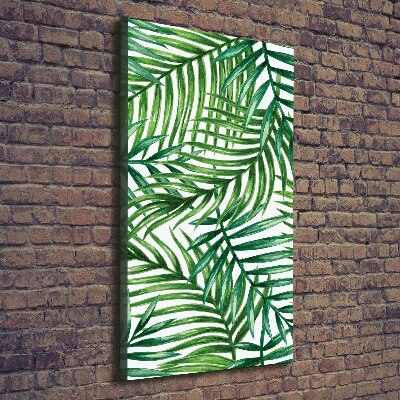 Vertikálny foto obraz canvas Lístie palmy