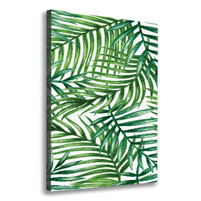 Vertikálny foto obraz canvas Lístie palmy