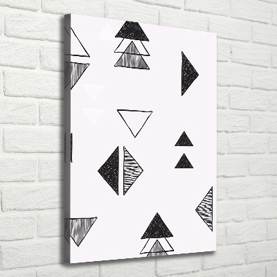 Vertikálny foto obraz canvas Trojuholníky pozadia