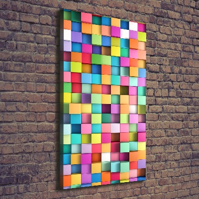Vertikálny foto obraz na plátne Abstrakcie štvorca