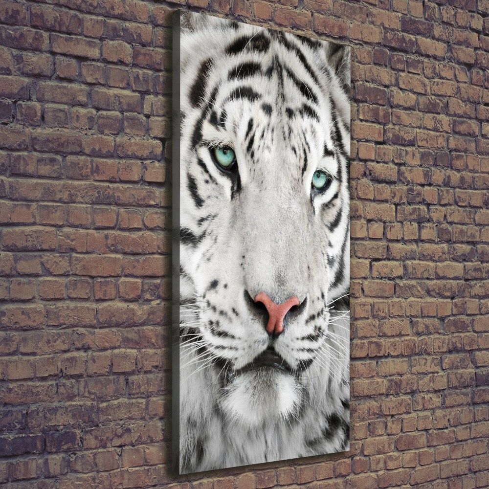 Vertikálny foto obraz canvas Biely tiger