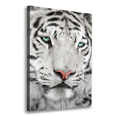 Vertikálny foto obraz canvas Biely tiger