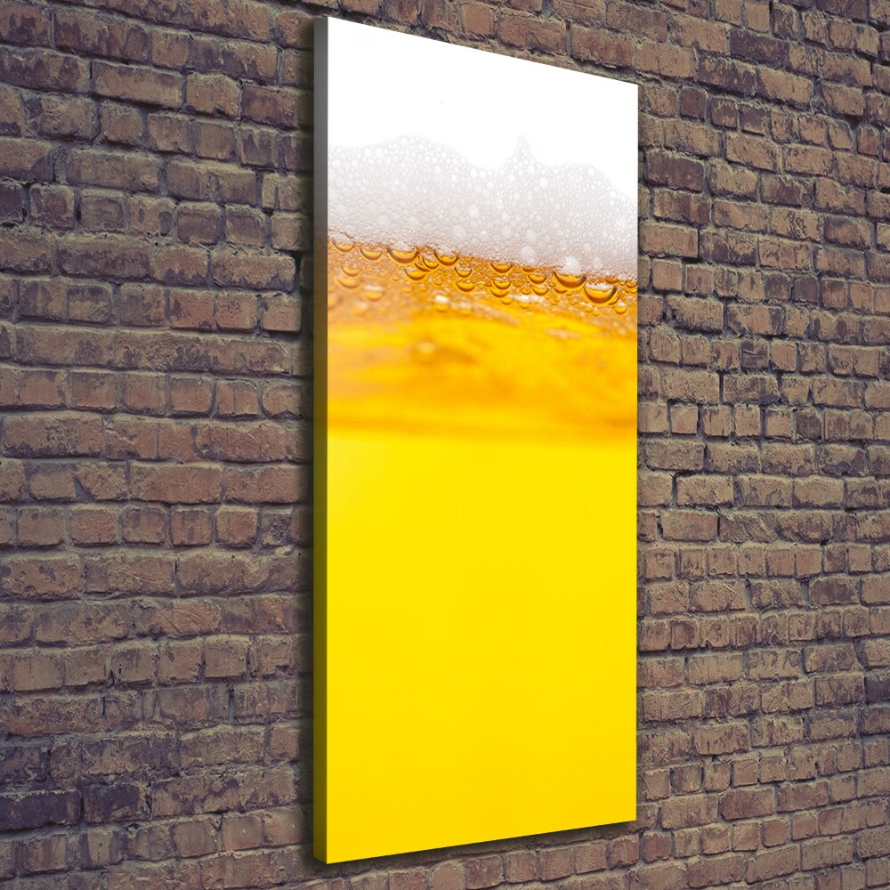 Vertikálny foto obraz tlačený na plátne Pivo