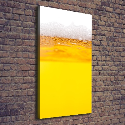 Vertikálny foto obraz tlačený na plátne Pivo