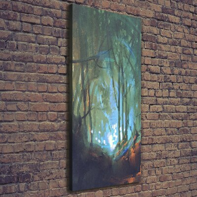 Vertikálny foto obraz na plátne Mýtický les