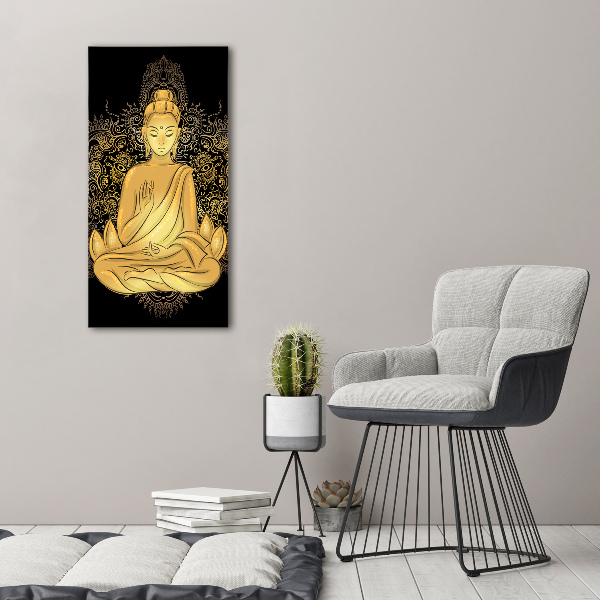 Vertikálny foto obraz na plátne Buddha a mandala