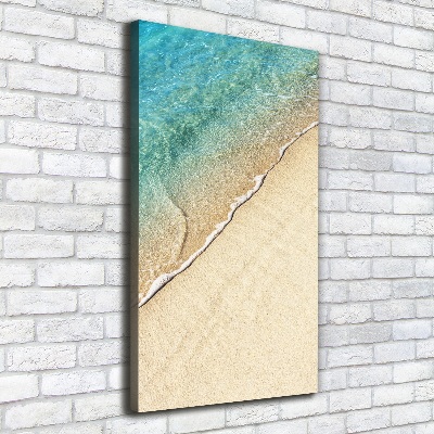 Vertikálny foto obraz na plátne do obývačky Morská vlna