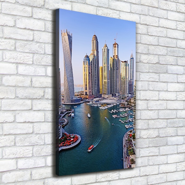 Vertikálny foto obraz canvas zátoka Dubaj