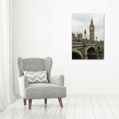 Vertikálny foto obraz na plátne Big Ben Londýn