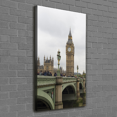 Vertikálny foto obraz na plátne Big Ben Londýn