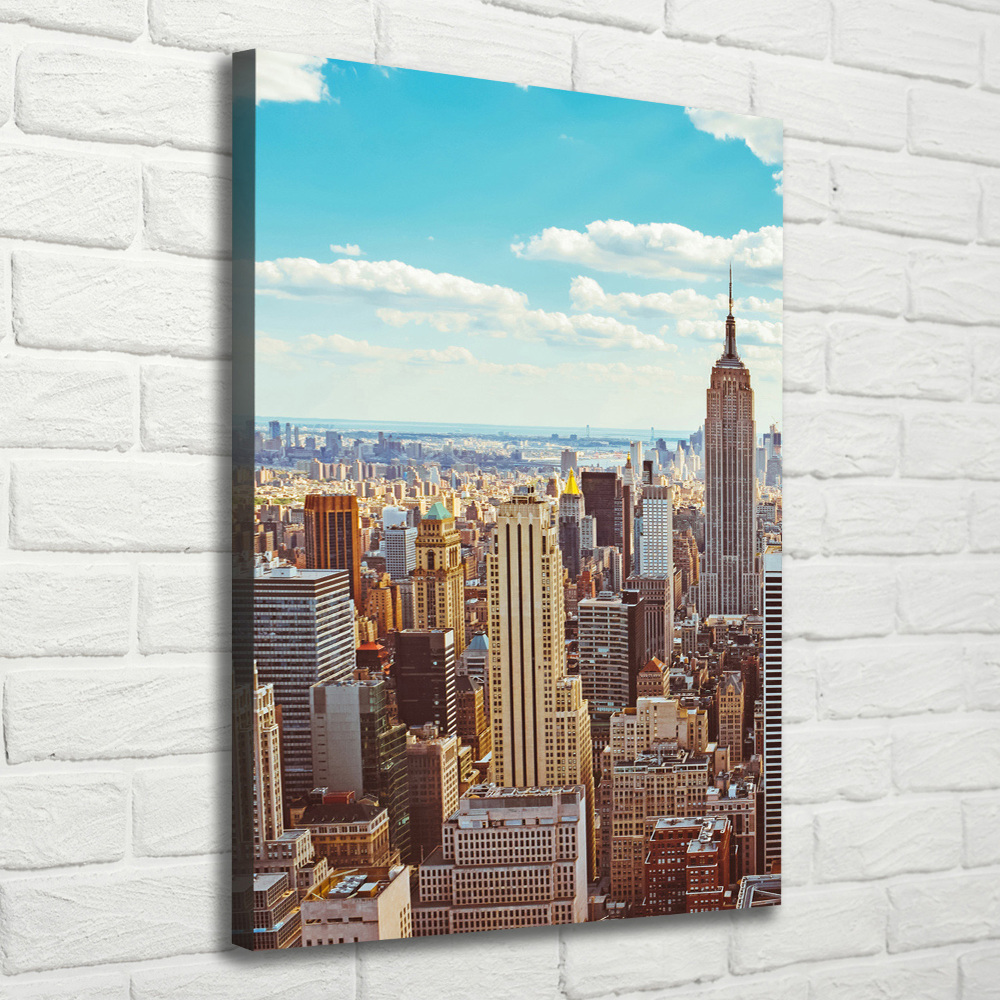 Vertikálny foto obraz na plátne New York
